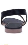 Generic Women's Patent Leather Flat Sandals (Color:Black, Material:Patent Leather)