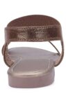 Generic Women's Patent Leather Flat Sandals (Color:Teal, Material:Patent Leather)