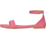 Generic Women's Patent Leather Flat Sandals (Color:Pink, Material:Patent Leather)