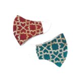 Pack of 2_Generic Wedding Stylish Cotton Mask (Color: Assorted)