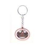 Generic Tajmahal keychain Blue and Pink (Color: Assorted)