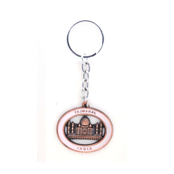 Generic Tajmahal keychain Blue and Pink (Color: Assorted)