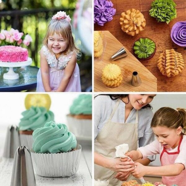 Generic Pack Of 2_(12 Pieces Set)_Cake Decorating Nozzle (Color: Assorted)
