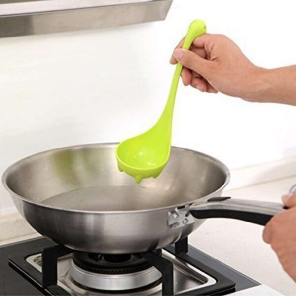 Generic Pack Of_2 Nessie Ladle Dinosaur Long Handle Soup Spoons (Color:Assorted)
