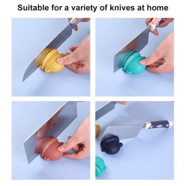 Generic Pack Of_2 Cartoon Shaped Knife Sharpener (Color: Assorted)