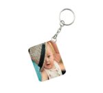 Generic Pack Of 3_ Baby With Cap One Side Printed Rectangle Designer Keychain (Musterd)