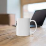 Generic Ceramic Gorila Desing Printed Coffee Mug (Color: White, Capacity:330ml)