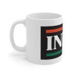 Generic Ceramic India Printed Coffee Mug (Color: White, Capacity:330ml)
