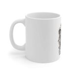 Generic Ceramic Gorila Desing Printed Coffee Mug (Color: White, Capacity:330ml)