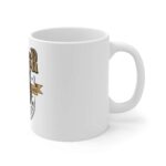 Generic Ceramic Gorila Desing Printed Coffee Mug (Color: White, Capacity:330ml)