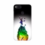 Colorful Digital Flame Mobile Case Cover