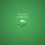 Green background with thoughts Mobile Case Cover
