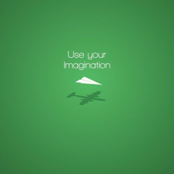 Green background with thoughts Mobile Case Cover