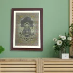 Budha Palm Leaf Engraved Picture Frame| Handcrafted Artwork