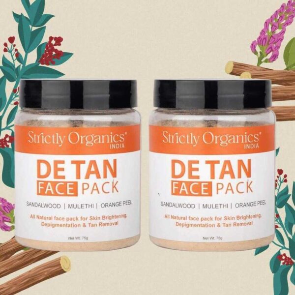 De-Tan Face Pack For Pigmentation & Tan Removal With Liquorice - 75g