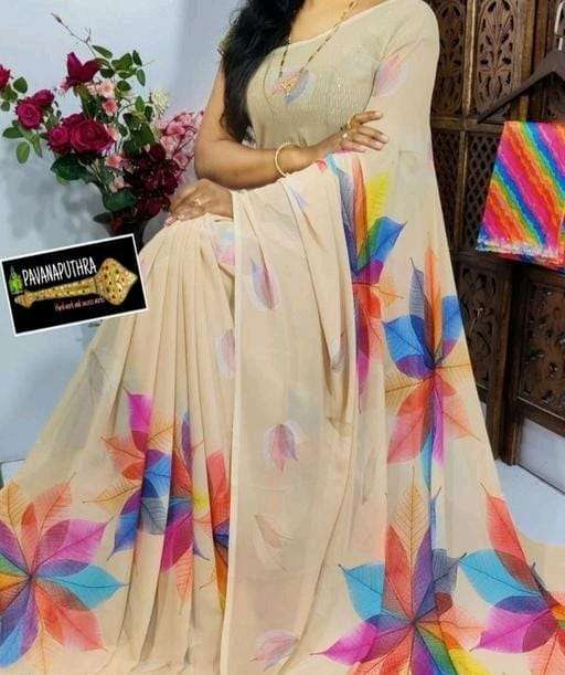 Soft Georgette Sarree