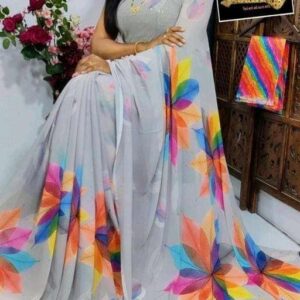 Soft Georgette Sarree