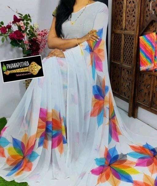 Soft Georgette Sarree