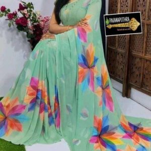 Soft Georgette Sarree