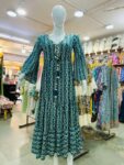 Block Print Long Dress