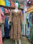 Block Print Long Dress