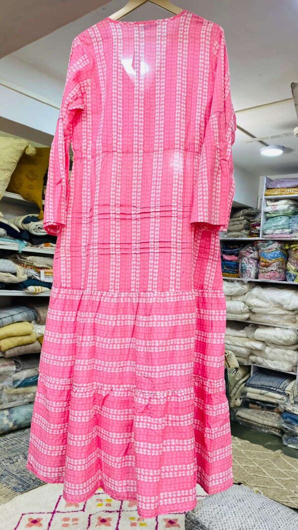 Block Print Long Dress