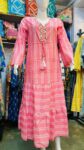 Block Print Long Dress