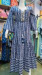 Block Print Long Dress