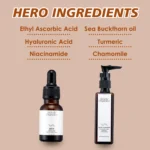 Skin Brightening Combo - Vitamin C Serum & Sea Buckthorn Face Wash