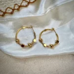 Chunky Golden Hoop Earring