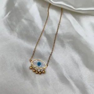 Golden Evil Eye Necklace