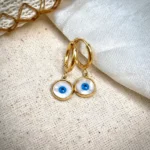 Evil Eye Small Hoop