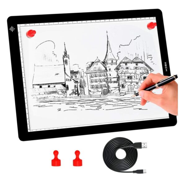 MAGNETIC X-LED Drawing Board A4 SIZE