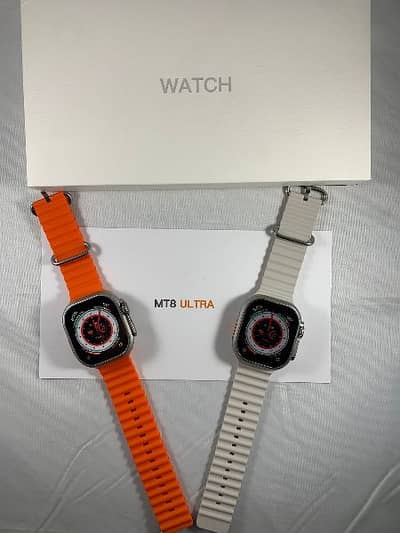 MT8 Ultra 2.0 Smart Watch, 49mm (Orange Strap)