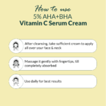5% AHA+BHA Vitamin C Serum Cream for Skin Brightening - SPF30 PA+++ | All Skin Types