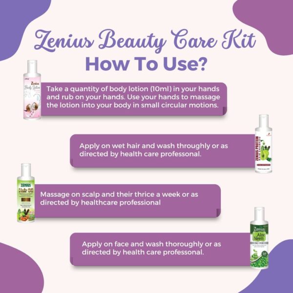 Hair Fall Control Shampoo | Hair Oil for Hair Growth | Body Lotion for All Skin Types | Face Wash for Skin Brightening - 200ML Each Bottle