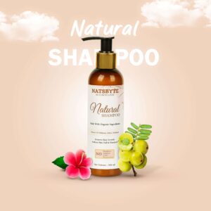 Natsbyte Ayurveda Herbal Shampoo | Organic Ingredients | Anti Hair Fall | Hair Regrowth Shampoo