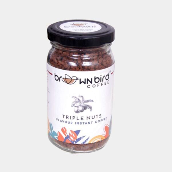 Brownbird Instant Flavoured Coffee - TRIPLE NUTS 60GM