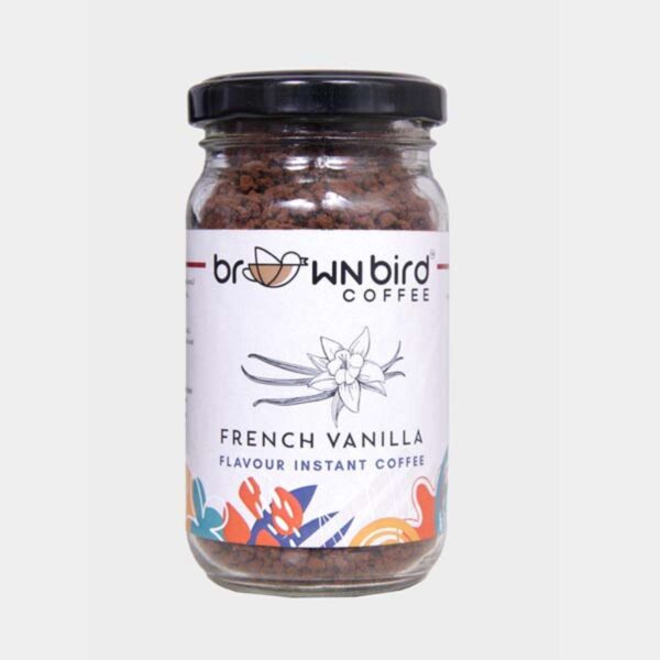 Brownbird Instant Flavoured Coffee - FRENCH VANILLA 60GM