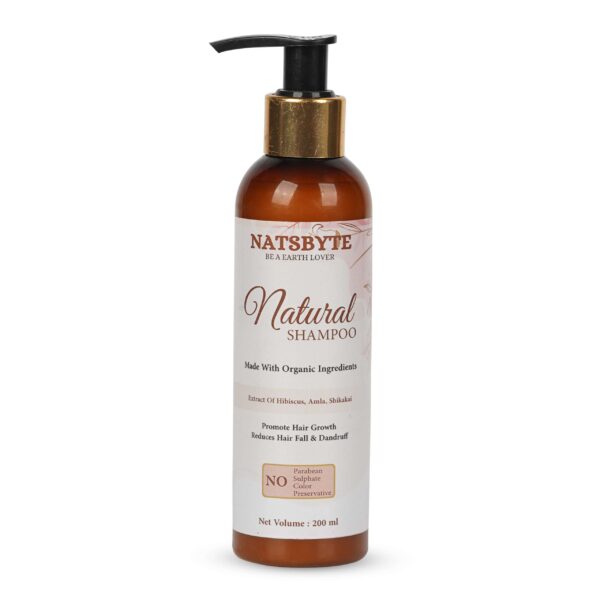 Natsbyte Ayurveda Herbal Shampoo | Organic Ingredients | Anti Hair Fall | Hair Regrowth Shampoo