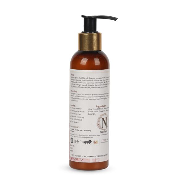 Natsbyte Ayurveda Herbal Shampoo | Organic Ingredients | Anti Hair Fall | Hair Regrowth Shampoo