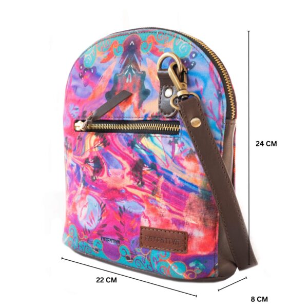 Abstract Love Womens Crossbody Sling Bag