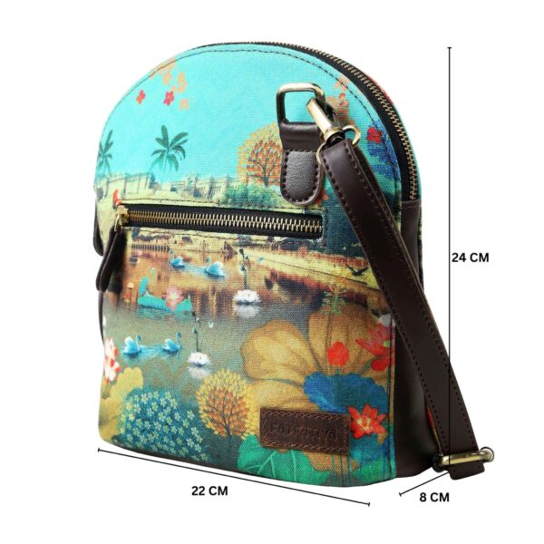 Beautiful Lakeside Handmade Crossbody Bag