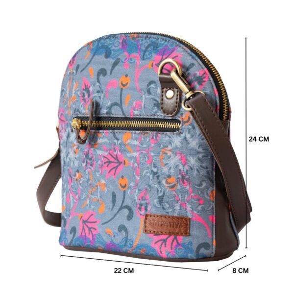 Pink Grey Womens Designer Crossbody Bag