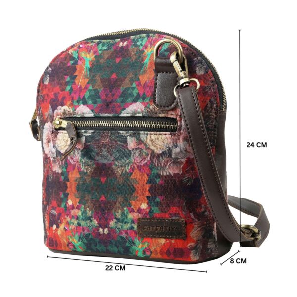 Multicolour Floral Cool Crossbody Bag