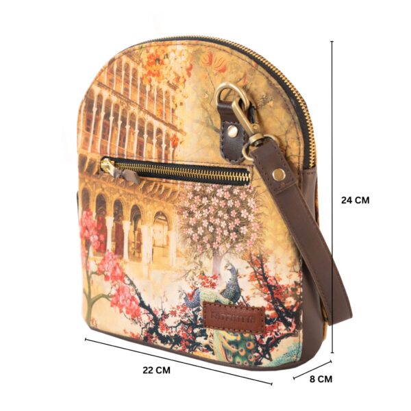 Fort and Floral Fashion Crossbody Bag