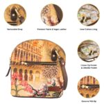 Fort and Floral Fashion Crossbody Bag
