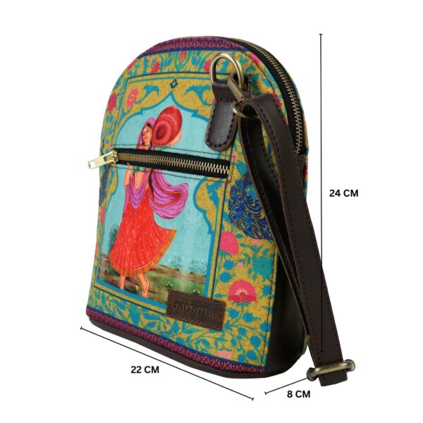 Matka Queen Cross Body Canvas Bag
