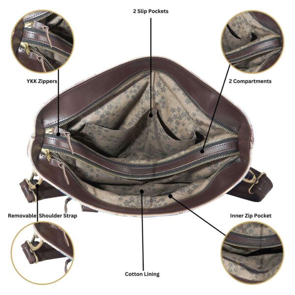 Handmade Deer Motif Stylish Office Bag