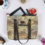 Elephant Motif Womens Tote Handbag